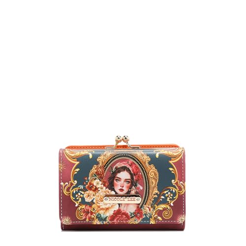 Reviews de Nicole Lee Carteras disponible en línea para comprar. 48 Cartera Nicole Lee Broche Kisslock Print The Queen SS25