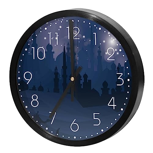 Horloge murale silencieuse contre le bruit nocturne à quartz - 2