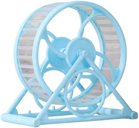 Rueda de hámster, Rueda silenciosa, Ruedas de Ejercicio de hámster silencioso, Ruedas de Ejercicio de hámsters de Soporte Ajustable, Rata Tranquila