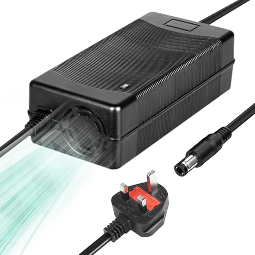 54.6V 3A Electric Scooter Charger, Mobility Scooter Charger For fast Electric Scooter, Li-Ion Battery Charger Hoverboard electric bike lithium battery charger Scooter DC5.5 * 2.5 Connector