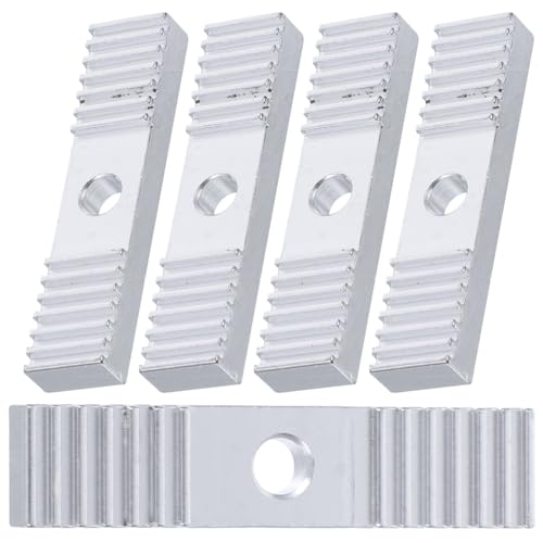 Garneck 5 Stück 2 Zahnriemen Klemmen Aus Aluminiumlegierung – Robuste 3D Drucker Zubehör Für Präzise Befestigung Von 2 Riemen Und Getrieben