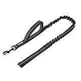 OneTigris Tactical Dog Training Bungee Leash with Control Handle Quick Release Nylon Leads Rope...