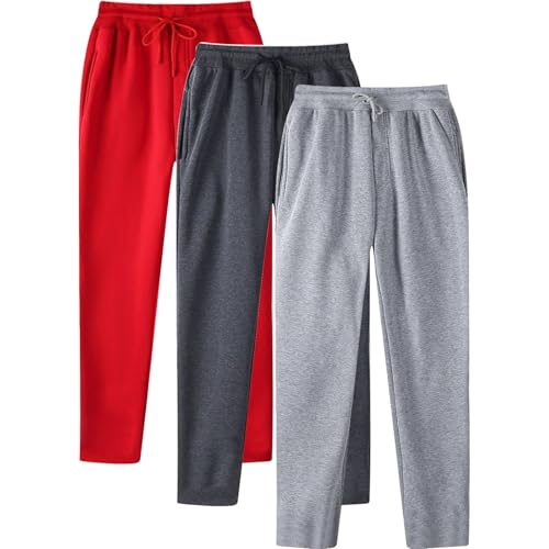 Mens Hip Hop Pants Casual Solid Color Joggers with Drawstring Cuff and Pockets for Workout and Street Style