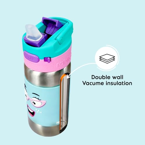 Image of rabitat CLEAN LOCK Thermosteel Water Bottle Diva 410 ml - 2 years brand warranty | stainless steel water bottle | steel bottle | water bottle steel
