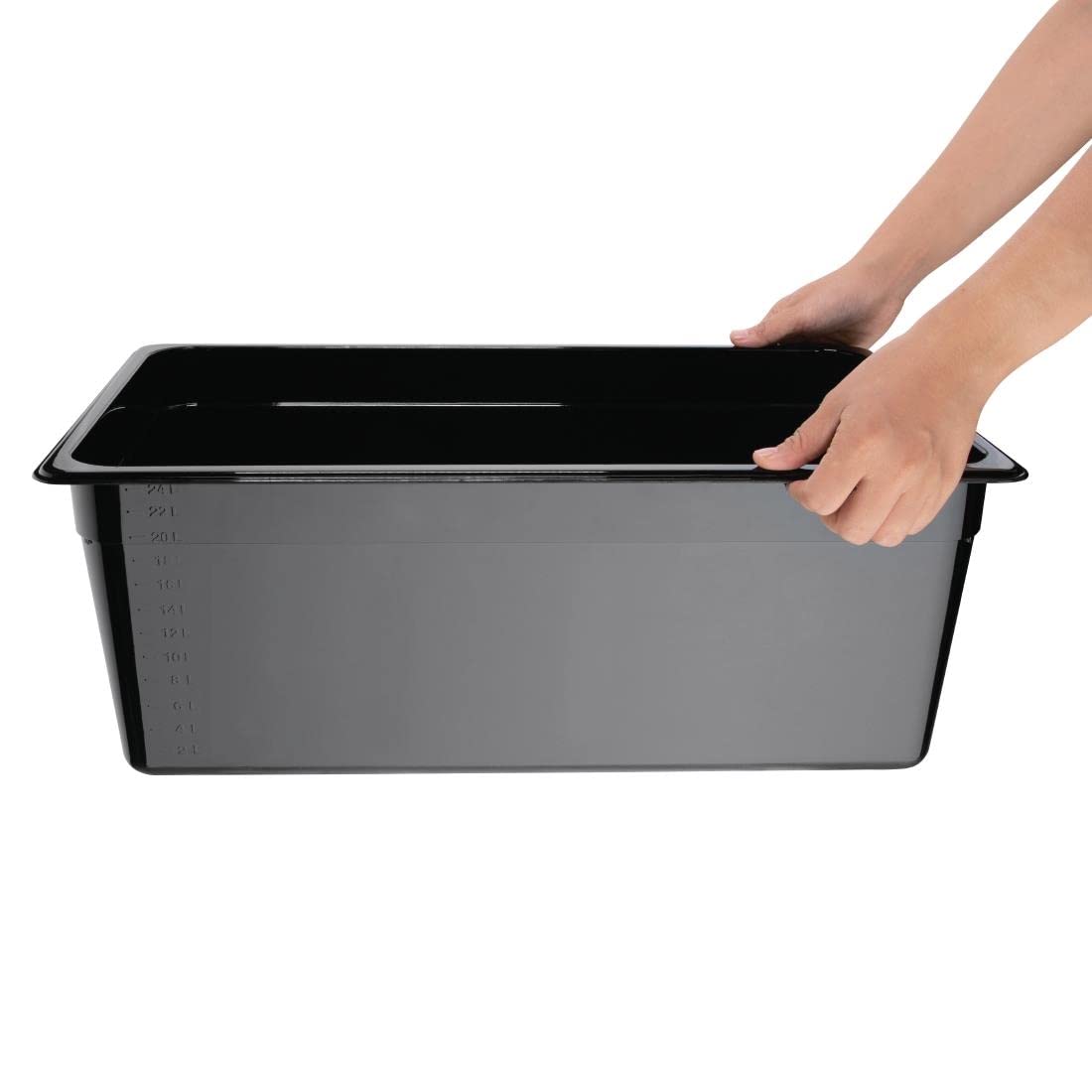 Vogue u457 policarbonato Gastronorm contenedor, 1/1 tamaño completo