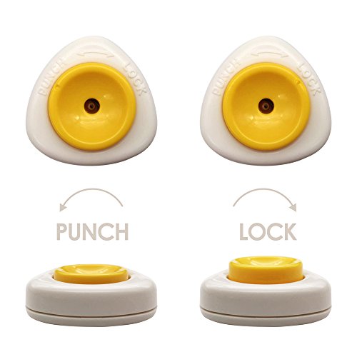 Delilong Simple And Easy Egg Hole Puncher Egg Piercer Egg Separators Egg Poacher Pan 2Pcs #TOP2