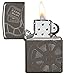 Zippo Celebrating Movies Design Armor Black Ice Pocket Lighter