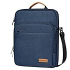 Dadanism 9-11" Tableta Bolsa de Hombro con Manejar para iPad (A16) 11", iPad Air/Pro 11", i-Pad 10.ª Gen/Air 5/4 10,9", i-Pad 9/8/7.ª Gen 10,2", Galaxy Tab A9+ 11", Tab M11/Idea Tab 11", Gris Azul