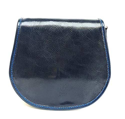 Sac bandoulière en cuir véritable Lucca L chic et fabriqué en Italie