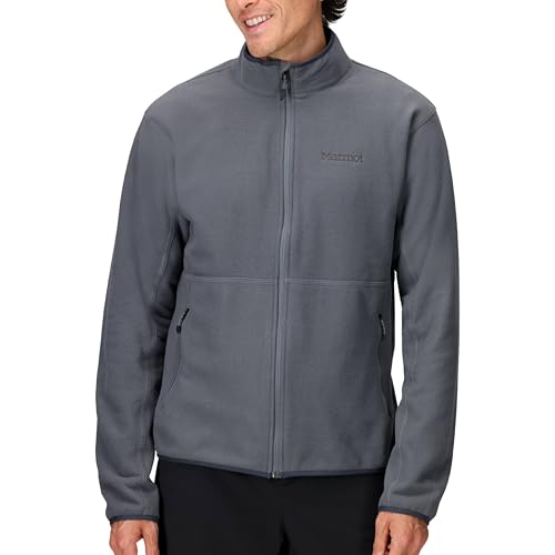 Image of MARMOT Men's Rocklin Full-Zip Jacket - Classic, Warm, Lightweight 100-Weight Fleece Layer
