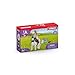 Schleich Horse Club, 9-Piece Playset, Horse Toys for Girls and Boys 5-12 Years Old Mia and Spotty