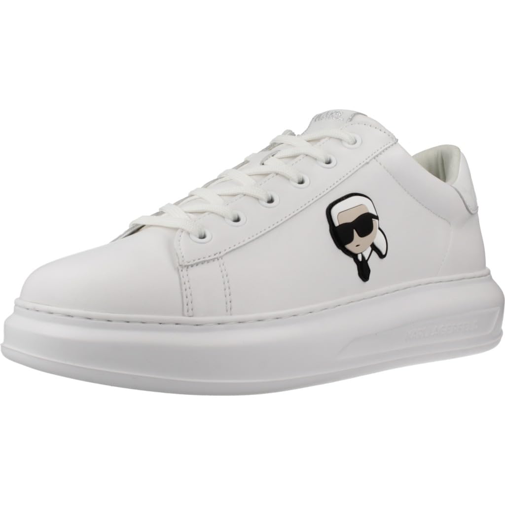 KARL LAGERFELD Kapri Mens Blanc baskets confort - 8