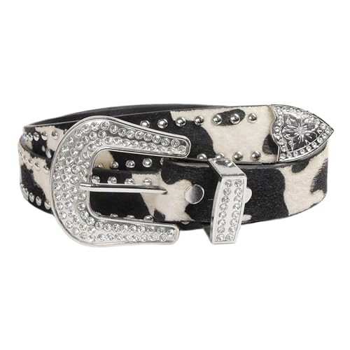Bijoux ceinture livehouse de luxe avec strass et rivets style gothique