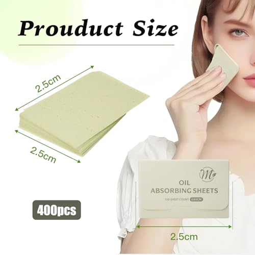 FortuneGlobe gesichts-löschpapier grüntee 4pcs （400pcs),gesichtsöl blotting paper, gesicht blotting-papiere face oil blotting papers öl-löschpapier