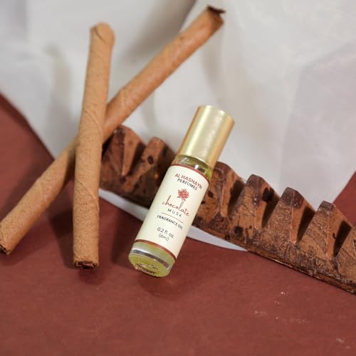 Almas pack de 3 conos de henna con perfume roll on musk chocolate miniatura 3