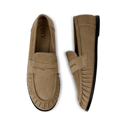 Image of QIY Penny Loafers for Women 2026 Comfortable Flats Shoes