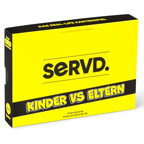 SERVD - Kinder Vs Eltern - Das Real-Life Familien-Kartenspiel