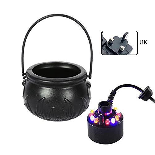 Mikolotuk Halloween verstuiver, met heks bus verstuiving lamp, Halloween verlichtingsarmaturen, kleurrijke led decoratieve verlichting, verstuiven roken en kleur veranderende partij sfeer lichten - Image 3