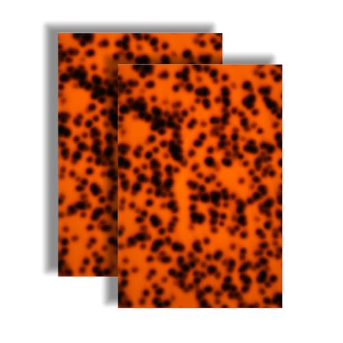 Image of TOEPODO Tortoise Shell Cast Acrylic Sheets 1 /8 Thick, 19 inchx12 inch,Acrylic Leopard Pattern Translucent for Laser Cutting Jewelry DIY Crafts /Home Deco (2pcs,19x12inch)