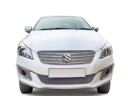 Image of CAR SAAZ Bentley Front Chrome Grill Compatible with Ciaz (2014-2017)