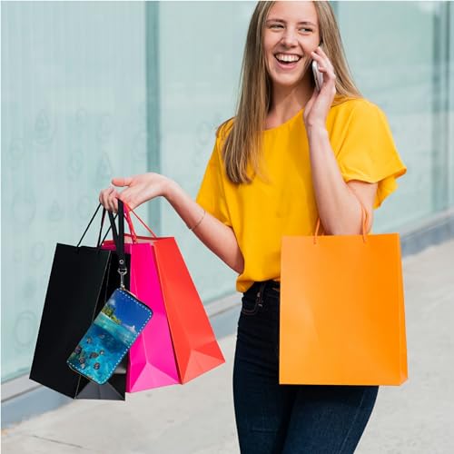 Image of Womens Wallet PU Leather Wristlet Wallets for Women, Large Capacity Lady Fashion Wallet Card Holder Zipper Wallet