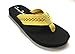 Cocomo Soul Softball Flat Fabric Flip Flops Sandals Rhinestone (9) Yellow