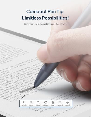 Image of AINOTE Air 2 Bundle, 8.2 inch AI E Ink Tablet, Smart Paper Note-Taking Tablet with Stylus & Adjustable Light, Powered Multi-Language Transcription, Meeting Minutes Schedule Management