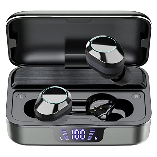 Bluetooth Kopfhörer drahtlose kopfhörer kabellos 352 Stunden Wireless Kopfhörer Noise Cancellation mit 4 Mikrofone Touch-Control Wireless Ladebox IPX7 Wasserdicht für Xiaomi iPhone Samsung Huawei Cover