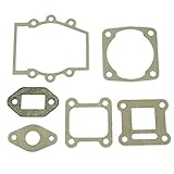 Im Lieferumfang enthalten: 1x Fussdichtung, 1x Auspuffdichtung, 1x Gehäusedichtung, 1x Vergaserdichtung, 2x Ansaugstutzendichtung