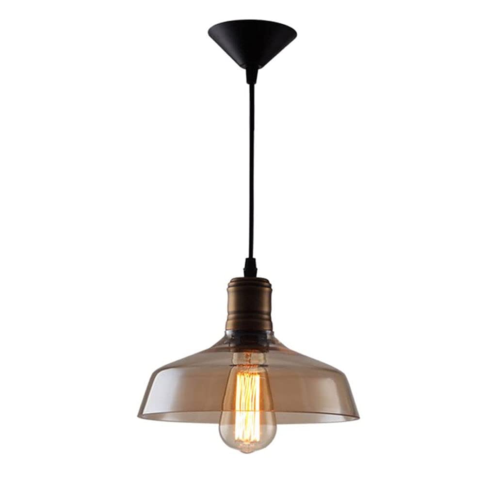 Lustre suspension industrielle pour plafond en pente avec câble E27 réglable cuisine - 8