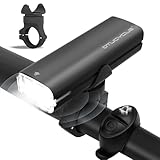 【2026新登場・超高輝度・遠距離照射】 自転車 ライト 充電式 自転車用ライト＆ホーンセット ロードバイク ライト 5000mAh 超高輝度 1500ルーメン 小型 IPX7防水 残量表示 取り付け簡単 TYPE-C 急速充電 通勤 防振 防災 地震/夜釣り/停電/登山/緊急対応 懐中電灯兼用 日本語説明書付き