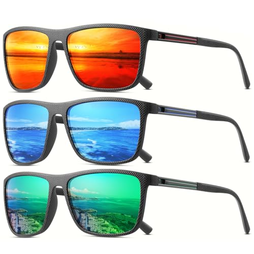 3PACK Classic Polarized Sunglasses