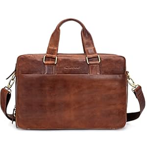 Sydney Genuine Leather Shoulder Bag for Men | 15.6 inch Laptop Bag for Men | Briefcase Bag for Men