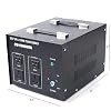 Voltage Converter Transformer 10000W Power Step Up Down 110V to 220V 220V to 110V Automatic Voltage Regulator Stabilizer Power Transformer Converter Circuit Breaker Protection