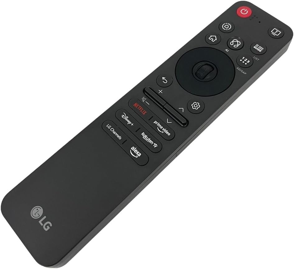 NTQinParts Mando a distancia de repuesto para LG OLED65C5PUA de 65 pulgadas, OLED77C5PUA de 77 pulgadas, OLED83C5PUA de 83 pulgadas, OLED evo AI 4K C5 Series Smart TV (2025)