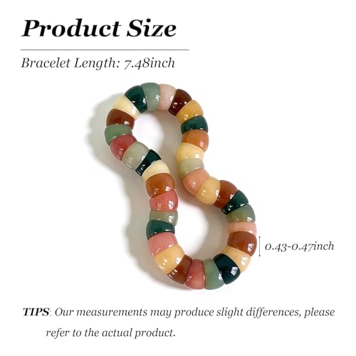 Image of Fidget Bracelet Bodhi Seed Bracelets Anxiety Fidget Bracelets Protection Healing Stretch Alleviate Anxiety Stress Protection Healing Bodhi Jewelry Gifts for Women Men