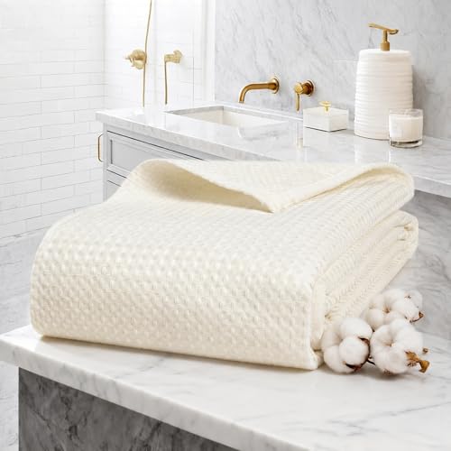 Image of HOMETHREADS Embrace Luxury with Our 6-Feet Long Premium Polyester Shower Curtain with 12 Hooks for a Lavish Bathroom Ambiance | Stylish, Splendid, and Perfectly Sized (Classic Cream, 180x180cm)