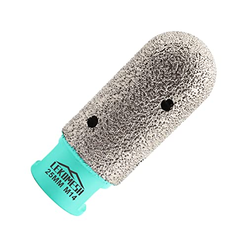 Fresa de Diamante 25mmM x M14 - LEKOMESH Broca de Fresado de Diamante para Ampliación Dar Forma Borde Hoyos de Porcelánico Cerámica Mármol Granito Encimera,Redondo