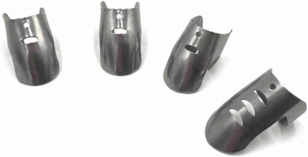 4個入り ステンレス スチール 指 ガード 切断 プロテクター キッチン 保護 シェフ 金庫 スライス ツール スライシング ダイシング用