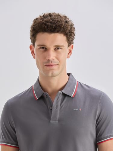 Image of Pepe Jeans Men Cotton Solid Regular Fit T-Shirt
