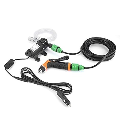 Mingzhe 12V Car Wash Pump and Cleaning Kit, Efficient Water for Car and Home Washing, Safe UserFriendly Equipment