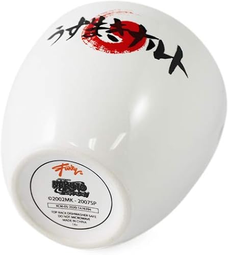 Miniatura 9 de Naruto Shippuden Ichiraku Ramen - Cuenco de arroz para sopa de ramen, 24 onzas, diseño impreso interior (licencia oficial), por Just Funky