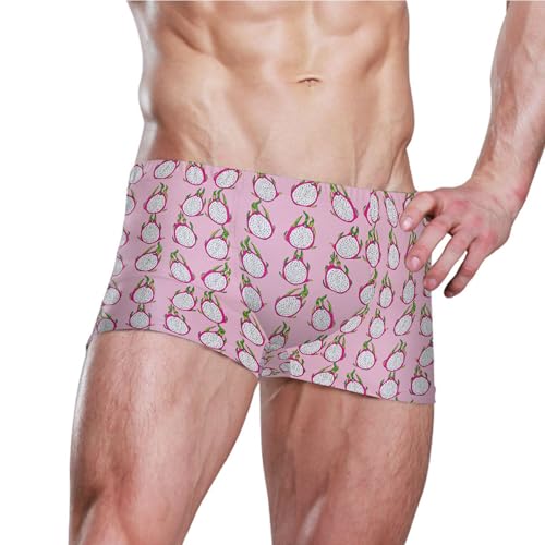 Pitaya Fruit Fruit Mens Swim Trunk Swimwear Bathing Suit Swim Brief Square Leg Board Short S B04047233