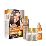 KATIVA Kit Lisciante Brasiliano alla Cheratina con Acido Ialuronico e Siero Termoprotettore Potion 4 – Trattamento Lisciante Senza Formaldeide a Casa – Fino a 12 Settimane Anti-Crespo