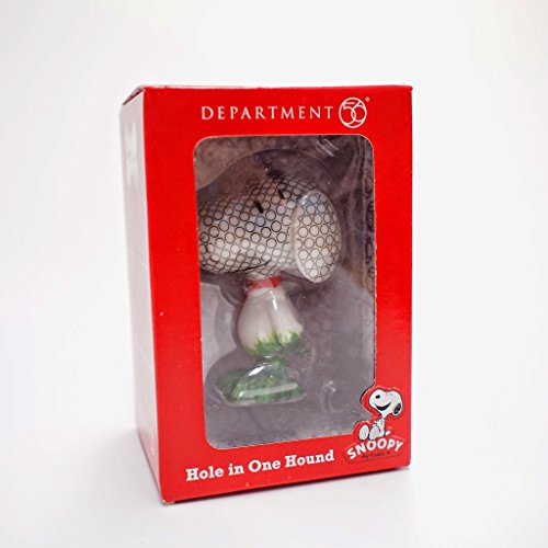 Figurine Peanuts de golf Department 56 pour décorer un bureau de passionné