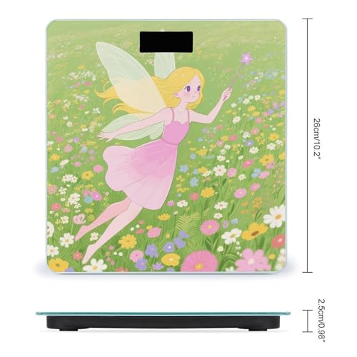 Báscula de baño digital con vidrio templado y pantalla LCD miniatura 2