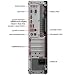 Lenovo ThinkCentre M725s PC Business Office Multimedia Computer mit 3 Jahren Garantie! - AMD Ryzen5 2400GE, 8 Threads, 3.8 GHz - Vega 11-16 GB DDR4-500 GB - USB3 - Windows 11 Prof. - #8491