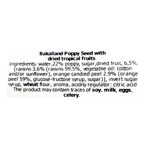 Bakalland Poppy Seed Filling (850g/ 1.9lbs)