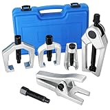 DASBET 5PCS Ball Joint Separator Front End Service Tool Kit 5-in-1 Pitman Arm Puller Tie...