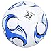 EVTSCAN Size 5 PVC Soccer Balls - Training Football for Competitions Training Exams Official Indoor Outdoor Play(Blue)